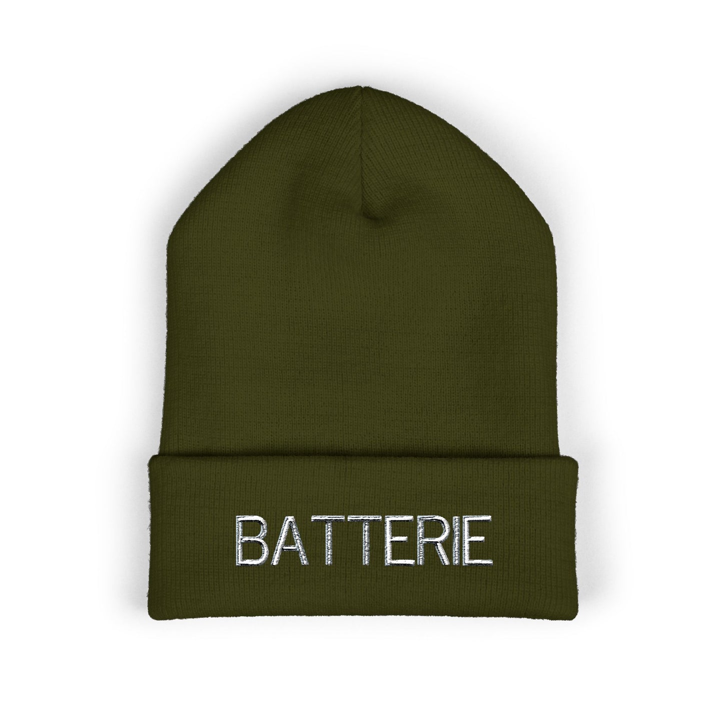BATTERIE Embroidered Beanie | Warm Winter Hat