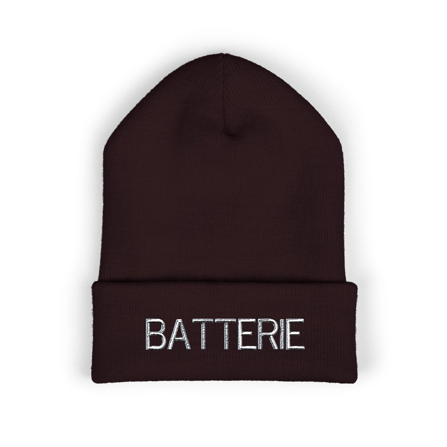 BATTERIE Embroidered Beanie | Warm Winter Hat