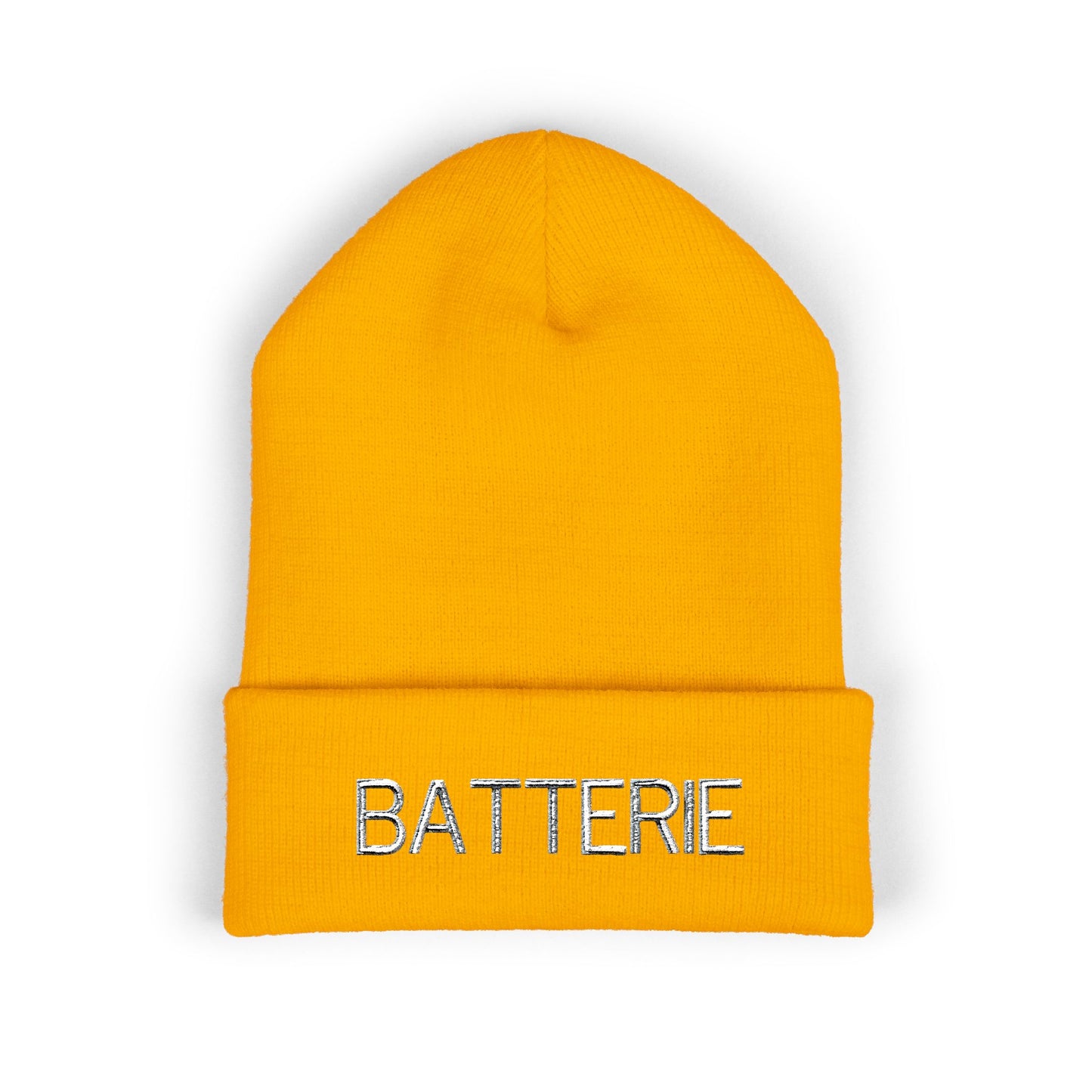 BATTERIE Embroidered Beanie | Warm Winter Hat