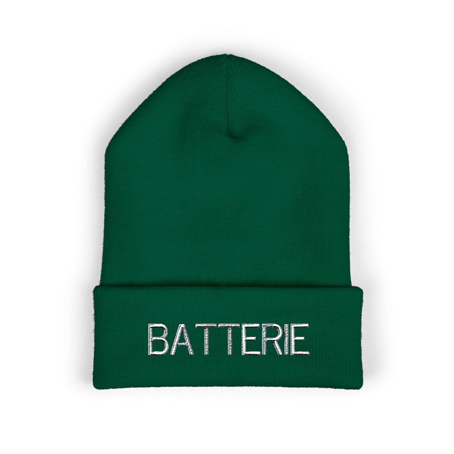 BATTERIE Embroidered Beanie | Warm Winter Hat