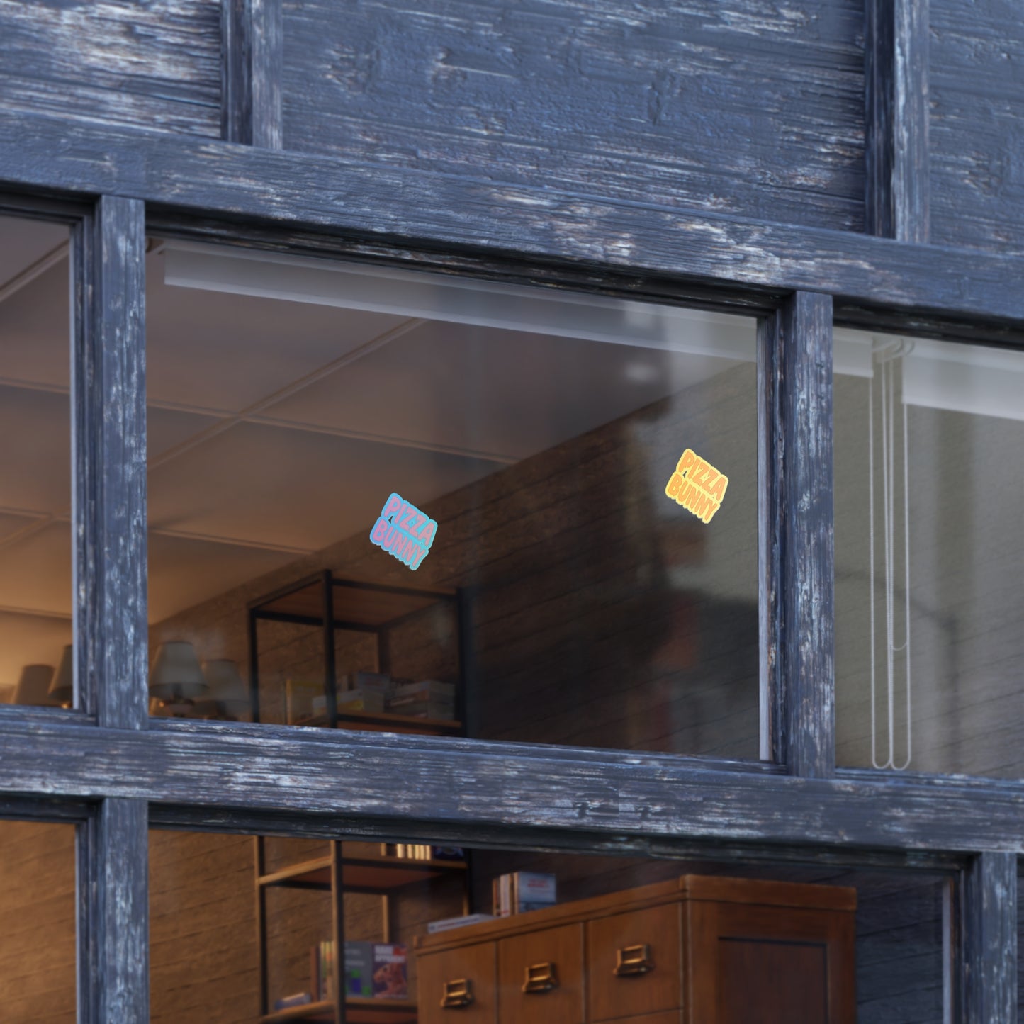 Pizza Bunny Vinyl Sticker Sheet Bundle, 5pcs