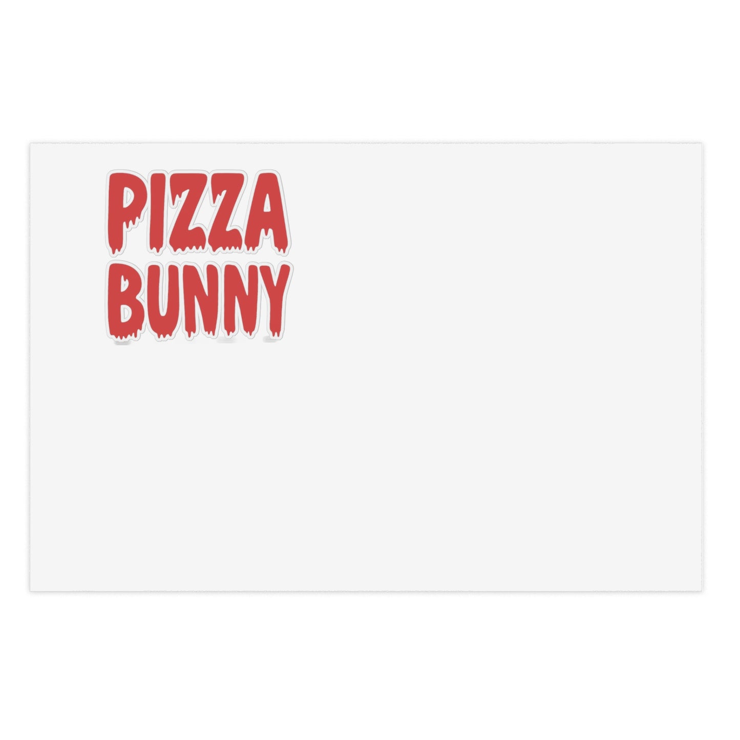 Pizza Bunny Vinyl Sticker Sheet Bundle, 5pcs