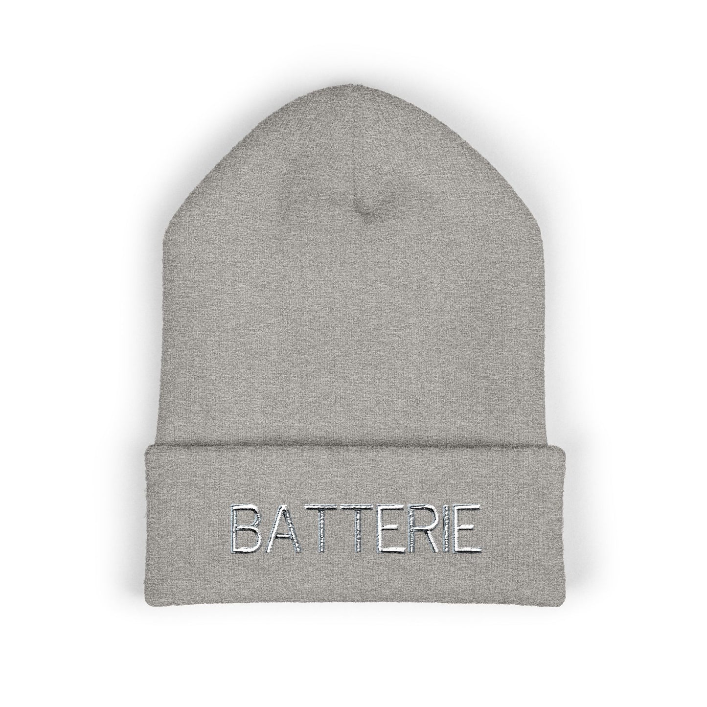 BATTERIE Embroidered Beanie | Warm Winter Hat