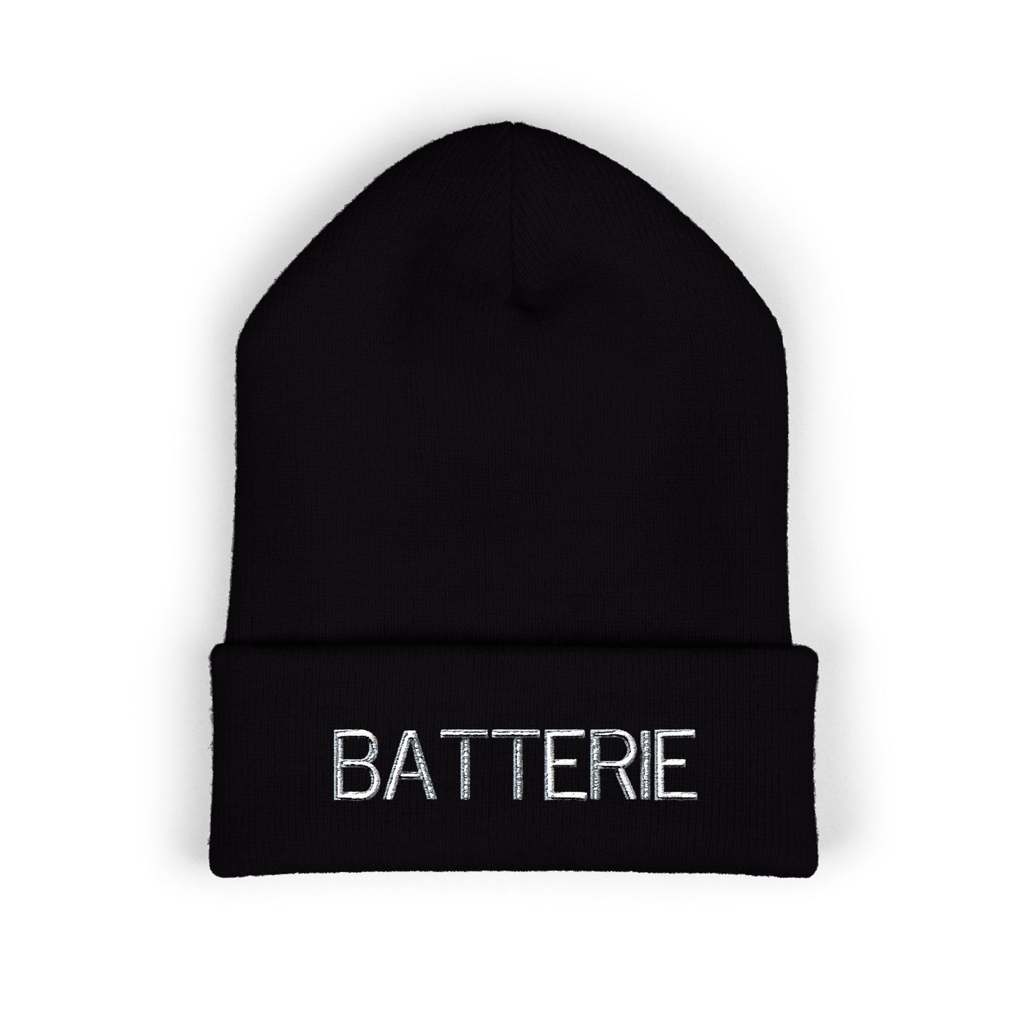 BATTERIE Embroidered Beanie | Warm Winter Hat
