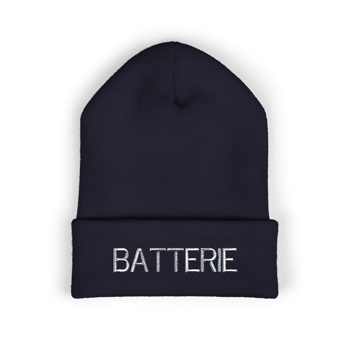 BATTERIE Embroidered Beanie | Warm Winter Hat