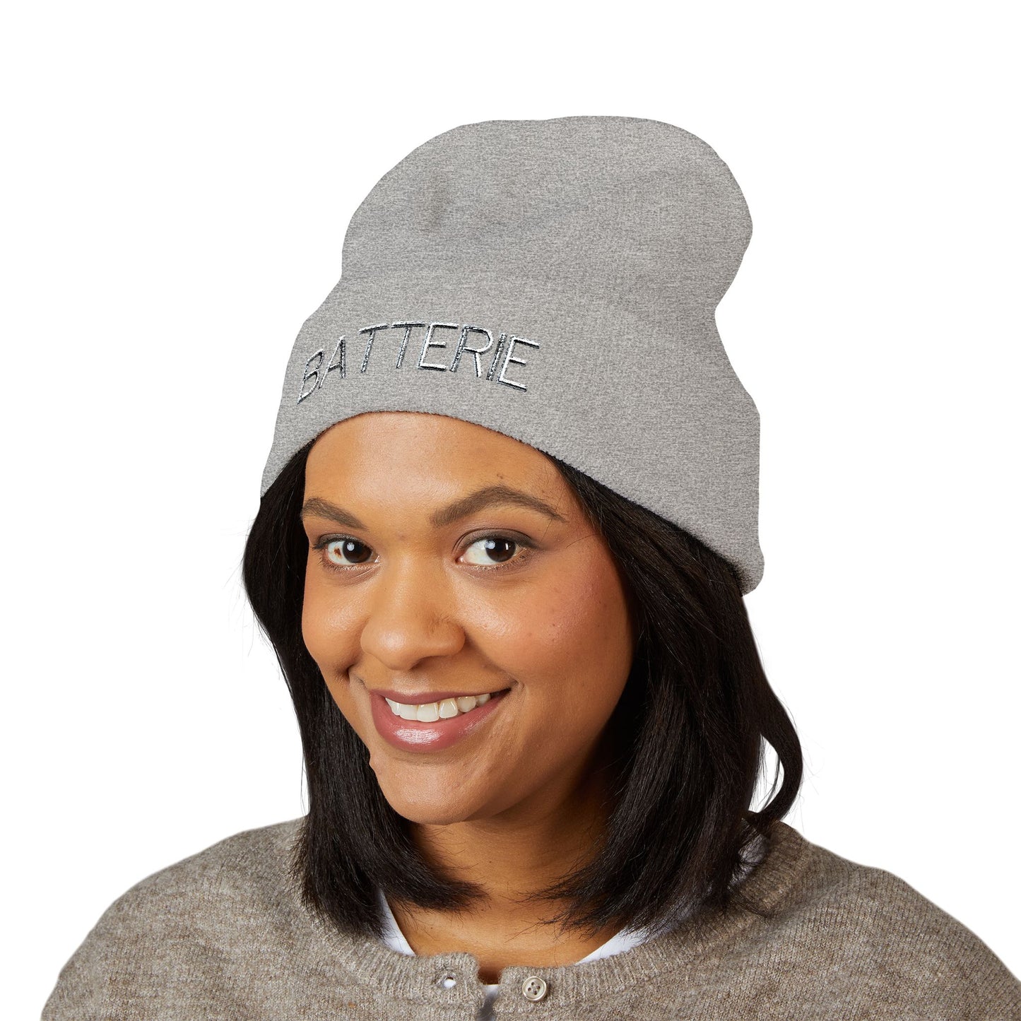 BATTERIE Embroidered Beanie | Warm Winter Hat