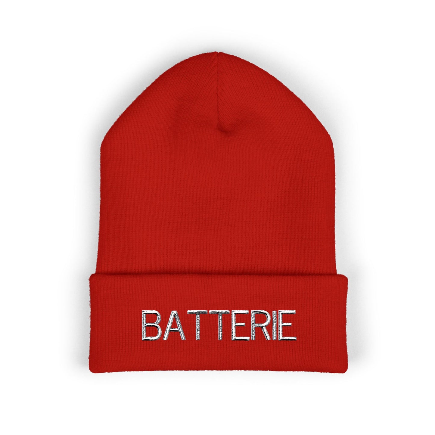 BATTERIE Embroidered Beanie | Warm Winter Hat