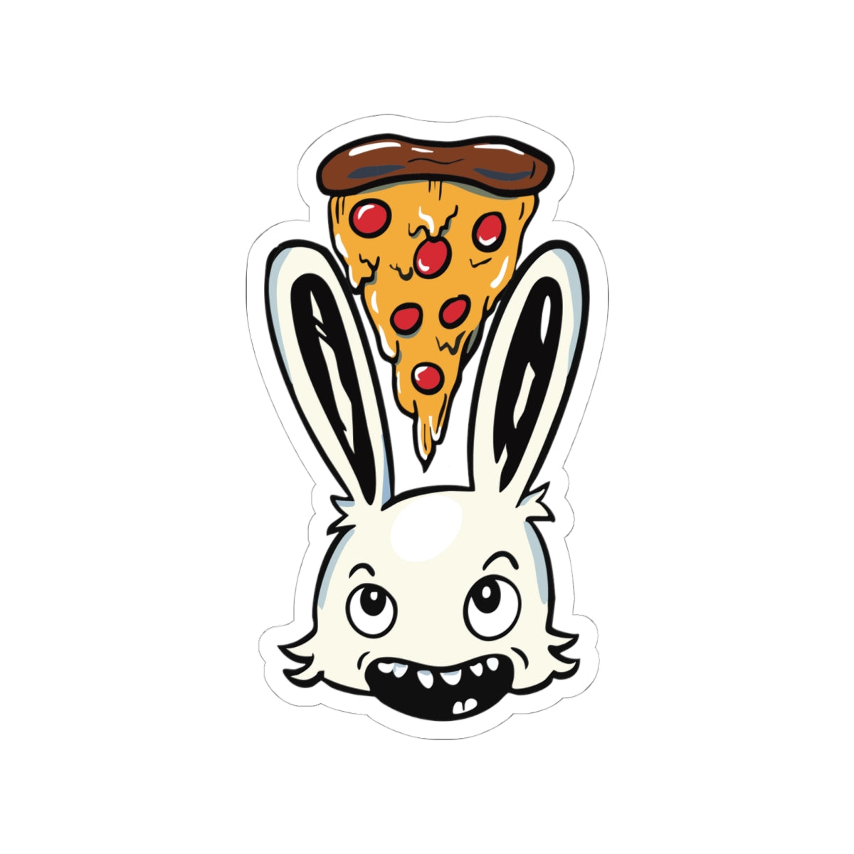 Pizza Bunny Sticker | Bobbie Locke x Ailim Films